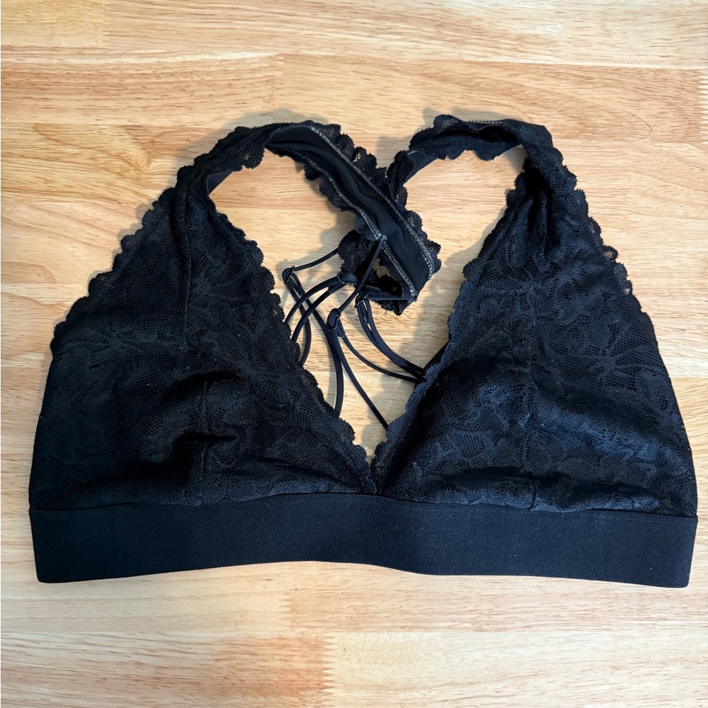 VS PINK Black Lace Bralette